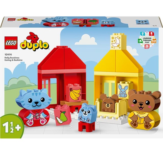 Конструктор LEGO DUPLO My First Повсякденні процедури: Час вечері й сну