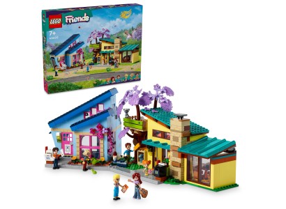 Конструктор LEGO Friends Родинні будинки Оллі й Пейслі