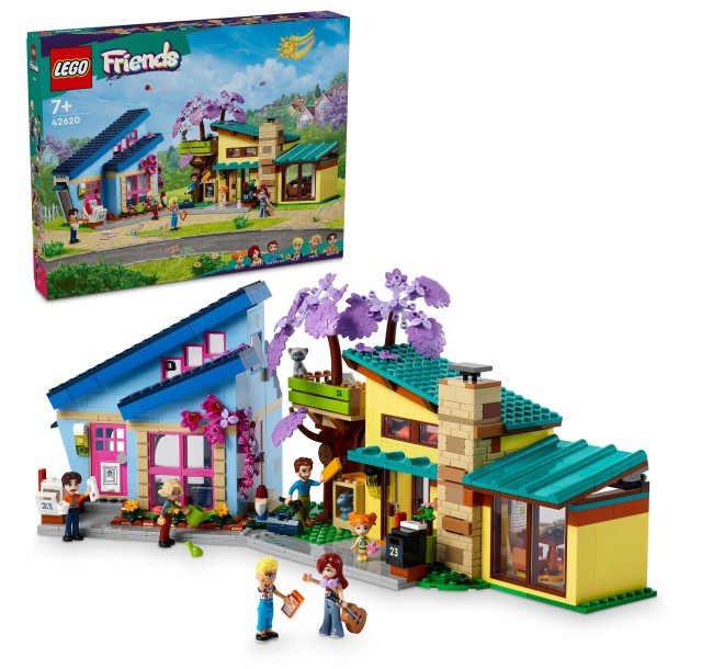 Конструктор LEGO Friends Родинні будинки Оллі й Пейслі