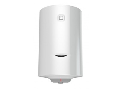 Водонагрівач електр. Ariston круглий PRO1 R 80 V 1.5 К PL DRY, 80л, 1,5кВт, сухий тен, мех. кер-ння, C, Італія, білий