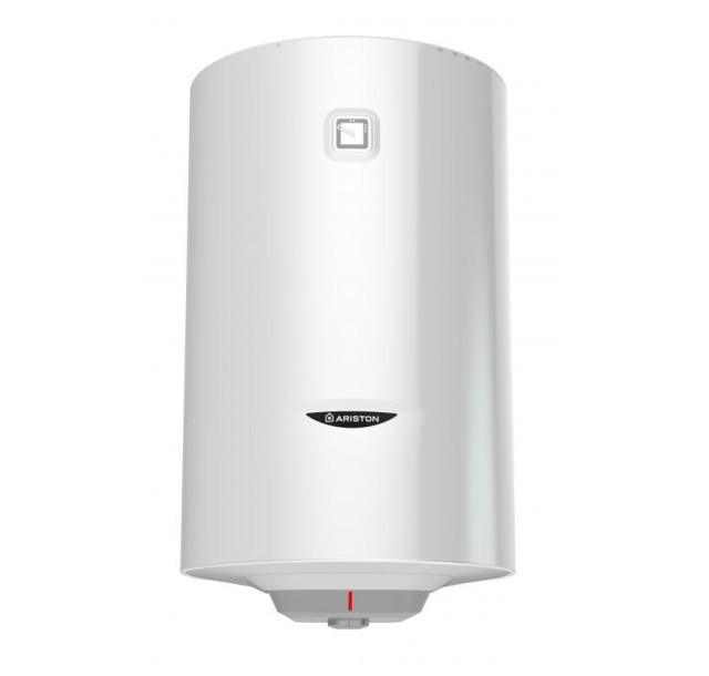 Водонагрівач електр. Ariston круглий PRO1 R 80 V 1.5 К PL DRY, 80л, 1,5кВт, сухий тен, мех. кер-ння, C, Італія, білий