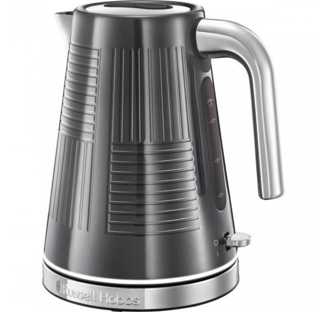 Електрочайник Russell Hobbs Geo Steel, 1.7л, метал, чорний