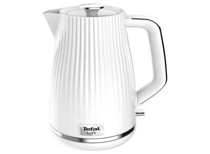 Електрочайник Tefal Loft 1.7л, Strix, пластик, білий