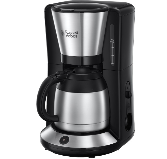 Кавоварка Russell Hobbs крапельна Adventure, 1л, мелена, чорно-сріблястий