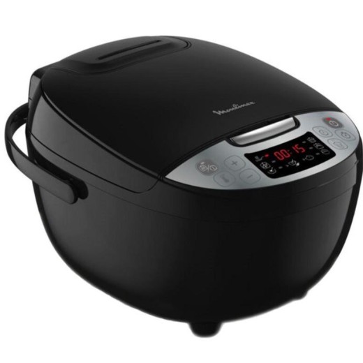 Мультиварка Moulinex SimplyCook, 750Вт, чаша-4л, сенсорне керув., пластик, чорний