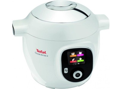 Мультиварка-скороварка Tefal Cook4Me +, 1600Вт, чаша-6л, електронне керув., пластик, білий