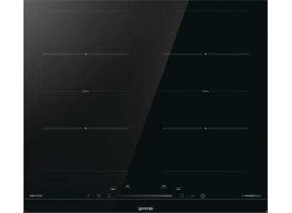 Варильна поверхня Gorenje індукційна, 60см, поєднання конфорок, чорний