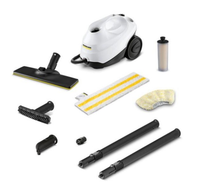 Пароочисник Karcher SC 3 EasyFix, 1900Вт, 1000мл, 3.5Бар, білий