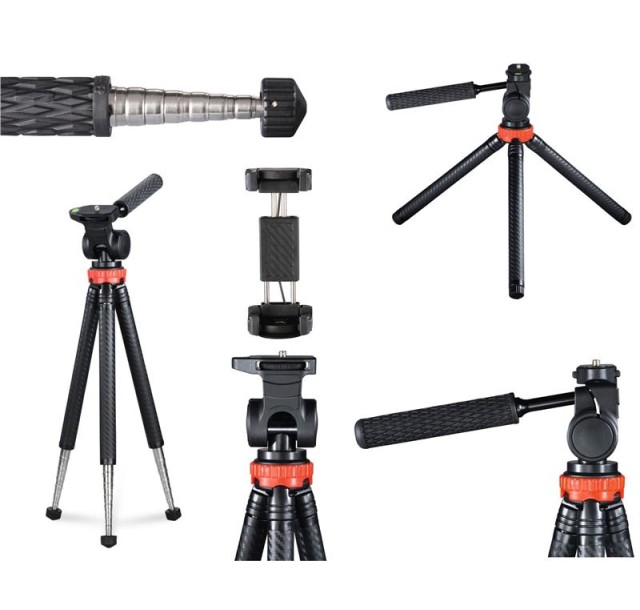 Штатив для смартфонів  Hama Tripod 106 2D, 25.5 -106 cm, чорний
