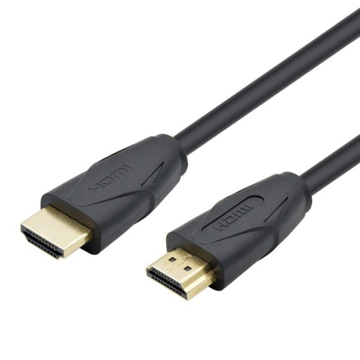 Кабель HDMI (M/M) 2Е 2м, 2.0, Slim High Speed Aluminum, чорний