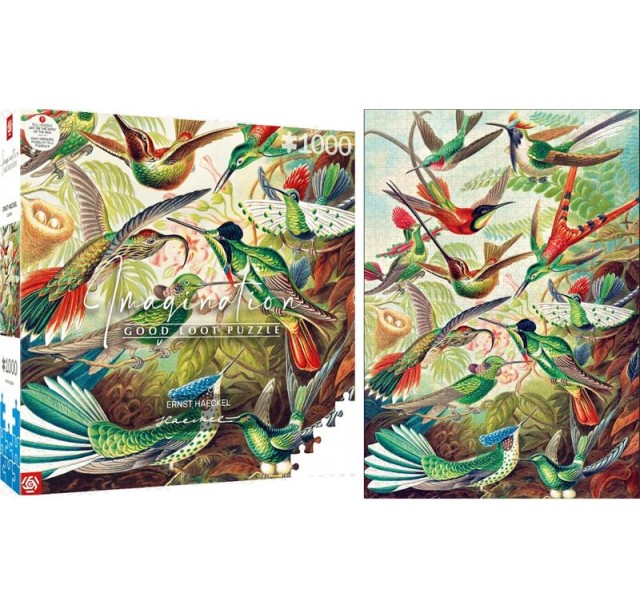 Пазл Imagination: Ernst Haeckel Hummingbirds/Kolibry 1000 ел.