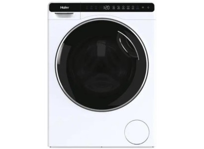 Пральна машина Haier фронтальна, 5кг, 1200, A+++, 44см, дисплей, інвертор, люк чорний, висота 70см, білий