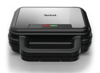 Мультимейкер Tefal UltraCompact 3in1 700Вт, тефлон, 3 пластини, корпус-метал, чорно-сірий