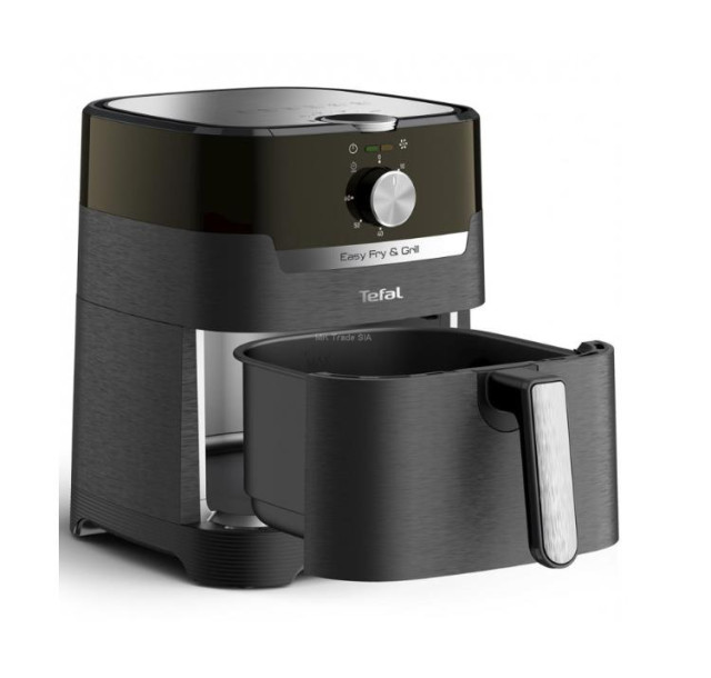 Мультипіч Tefal AirFry&Grill, 1550Вт, чаша-4.2л, електронне керув., пластик, чорний