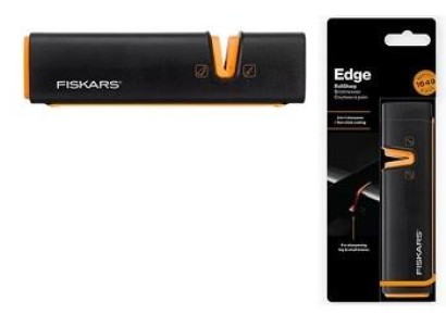 Точило для ножів Fiskars Edge, 16.5х3.5см, кераміка, пластик, чорний