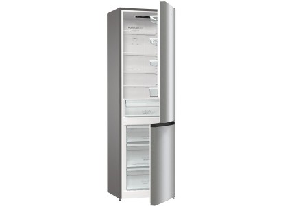 Холодильник з нижн. мороз. камерою Gorenje NRK6202EXL4 200х60х60см, 2 двері, 235( 96)л, А++, NoFrost+ , Зона св-ті, нержав