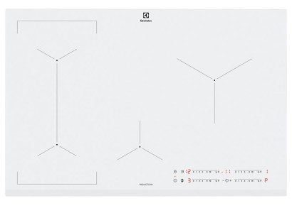 Варильна поверхня Electrolux індукційна, 80см, розширена зона, білий
