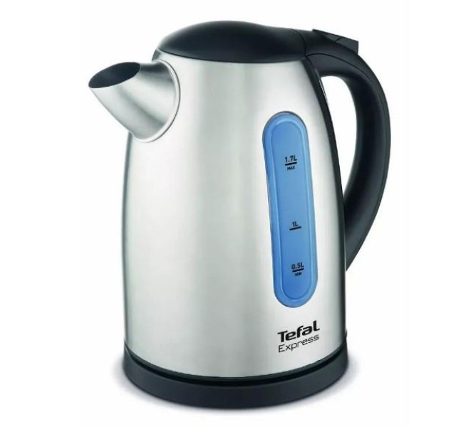 Електрочайник Tefal Express 2 1.7л, нерж. сталь, сірий