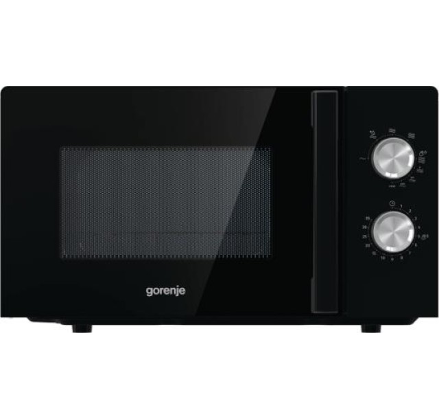 Мікрохвильова піч Gorenje, 20л, мех. управл., 800Вт, гриль, чорний