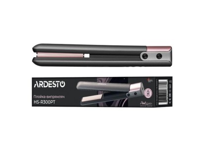 Випрямляч Ardesto Pink Touch, 50Вт, 160-200C, акумуляторний, кераміка, USB-C > USB-A, сірий+рожевий