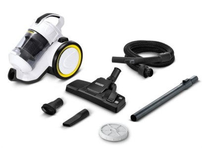 Пилосос Karcher контейнерний VC 3, 700Вт, конт пил -0.9л, НЕРА 13, білий