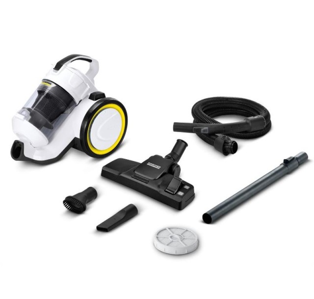 Пилосос Karcher контейнерний VC 3, 700Вт, конт пил -0.9л, НЕРА 13, білий