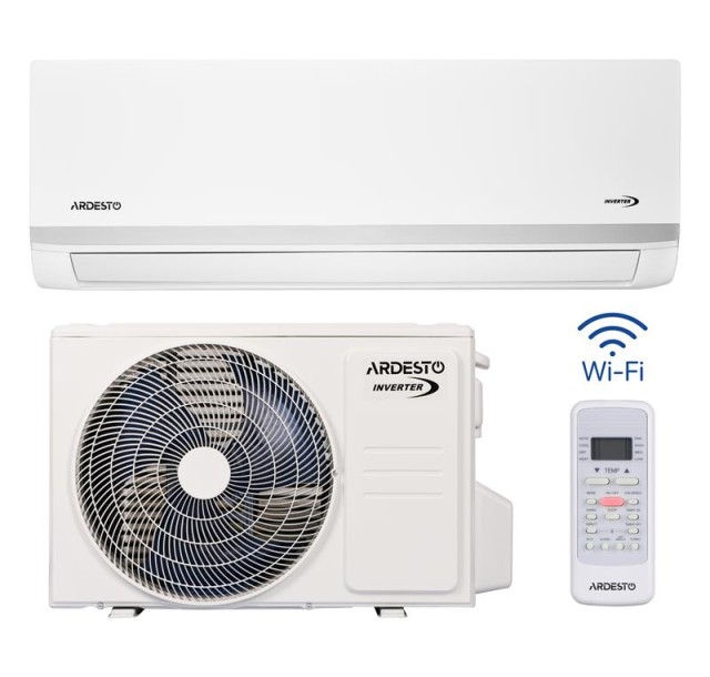 Кондиціонер  Ardesto ACM-07INV-R32-WF-AG-S 18м2 інвертор 7000BTU 2.1кВт A++/A+ -15°С Wi-Fi R32 білий