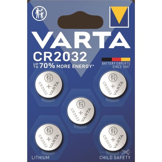 Батарейка Varta літієва CR2032 блістер, 5 шт