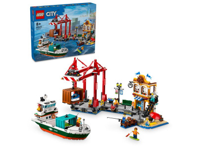 Конструктор LEGO City Морська гавань із вантажним судном