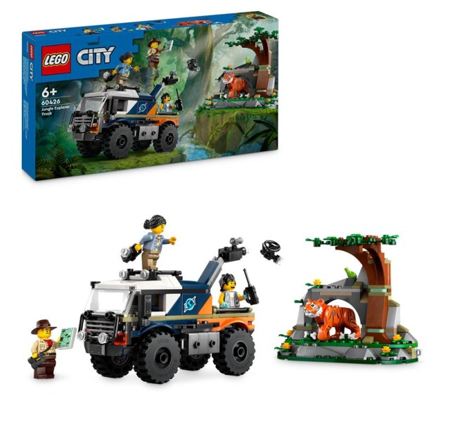 Конструктор LEGO City Позашляховик для дослідження джунглів