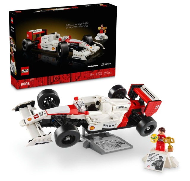 Конструктор LEGO Icons McLaren MP4/4 і Айртон Сенна