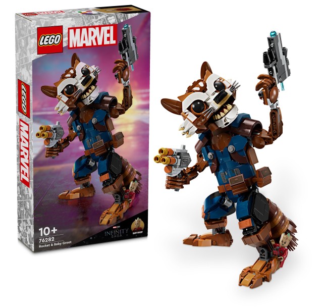 Конструктор LEGO Marvel Ракета й малюк Ґрут