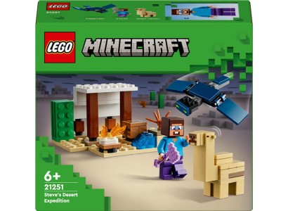 Конструктор LEGO Minecraft Експедиція Стіва в пустелю