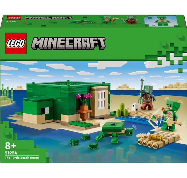 Конструктор LEGO Minecraft Пляжний будинок у формі черепахи