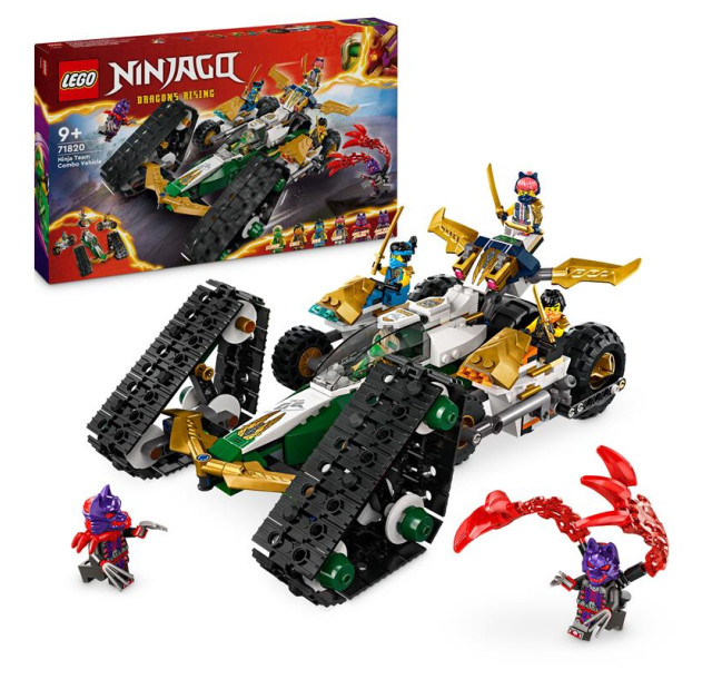 Конструктор LEGO NINJAGO Комбі-автомобіль команди ніндзя