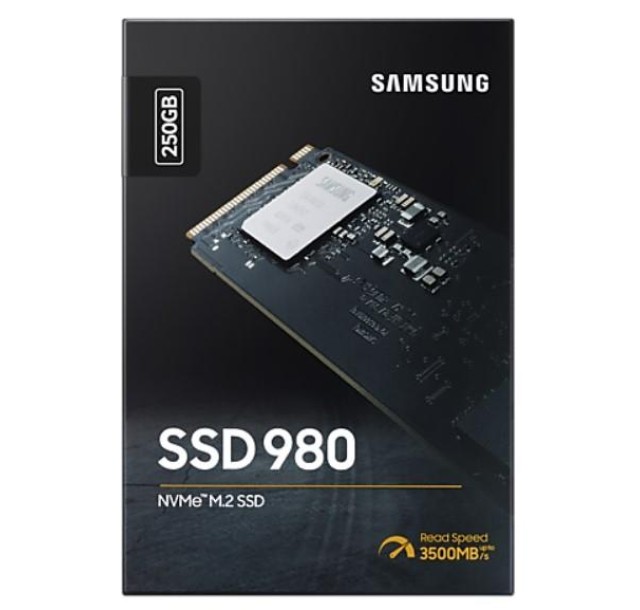 Накопичувач SSD Samsung M.2  250GB PCIe 3.0 980