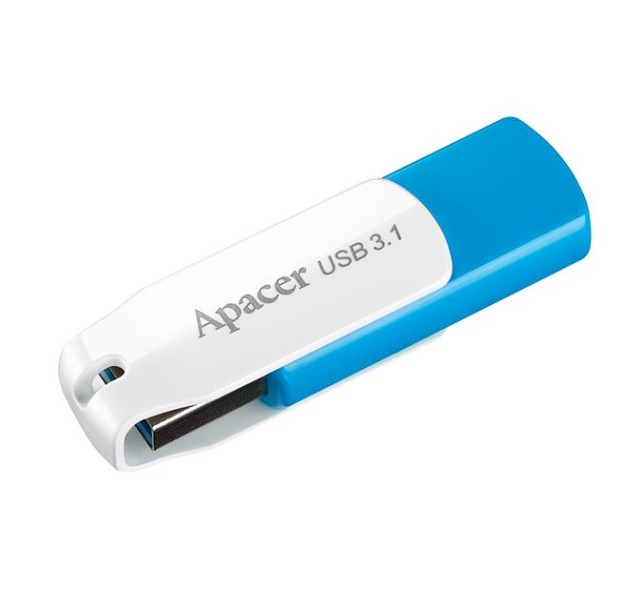 Накопичувач Apacer  64GB USB 3.1 Type-A AH357 Blue/White