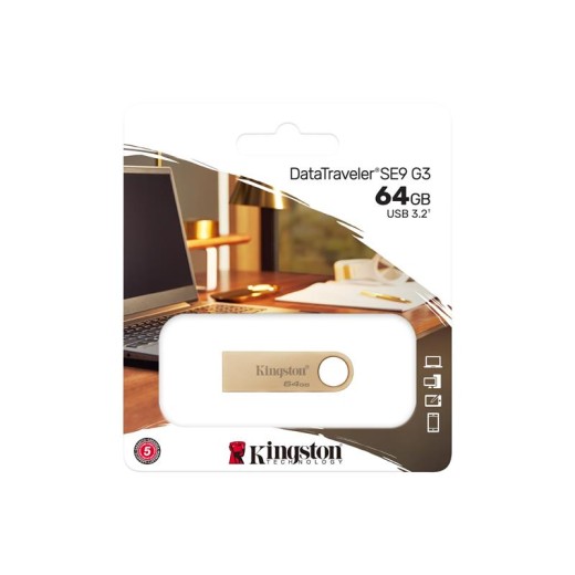 Накопичувач Kingston   64GB USB 3.2 Type-A Gen1 DT SE9 G3