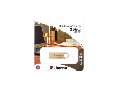 Накопичувач Kingston  256GB USB 3.2 Type-A Gen1 DT SE9 G3