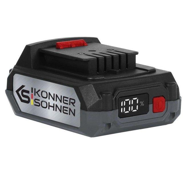 Акумулятор Konner&Sohnen KS 20V2-1, 20В, 2А·год, 0.47кг