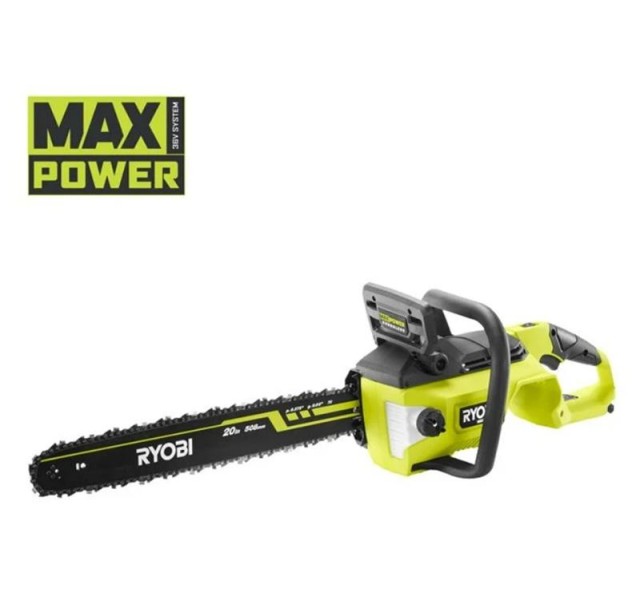 Пила ланцюгова акумуляторна Ryobi RY36CSX50A-0 36В MAX POWER шина 50см Oregon безщіткова 18.5м/с 5.3кг без АКБ та ЗП