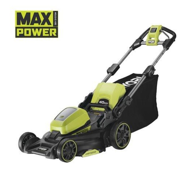 Газонокосарка акумуляторна Ryobi RY36LM40A-0 MAX POWER 36В 40см 25-75мм EasyEdge мульчування до 700м.кв 18.6кг (без АКБ та ЗП)