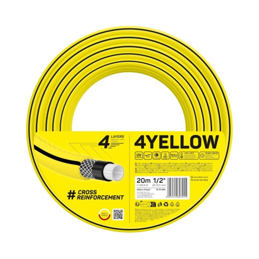 Шланг садовий Cellfast 4YELLOW 1/2