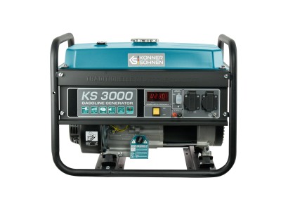 Генератор бензиновий Konner&Sohnen KS 3000, 230В, 3кВт, ручний запуск, 41.5кг