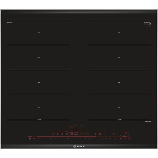 Варильна поверхня Bosch  індукційна, 60см, розширена зона, чорний