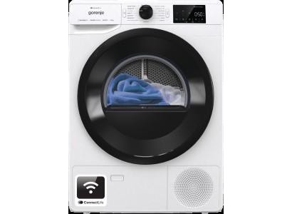 Сушильна машина Gorenje тепловий насос, 9кг, A++, 60см, дисплей, 16 програм, Wi-Fi, білий