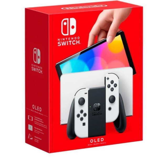 Ігрова консоль Nintendo Switch OLED (біла)