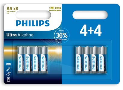 Батарейка Philips Ultra Alkaline лужна AA блістер, 8 шт