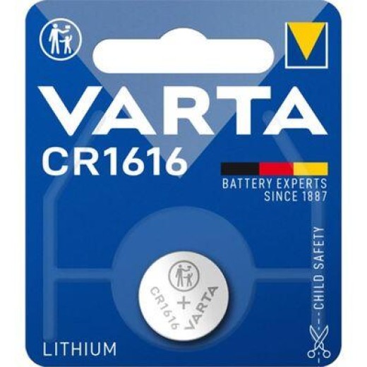 Батарейка Varta літієва CR1616 блістер, 1шт