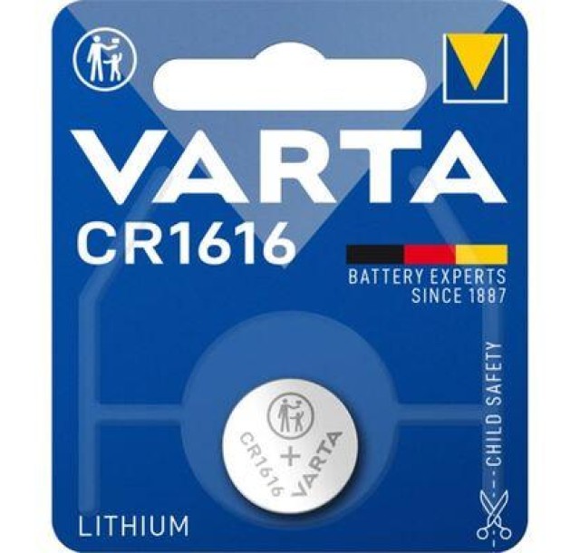 Батарейка Varta літієва CR1616 блістер, 1шт